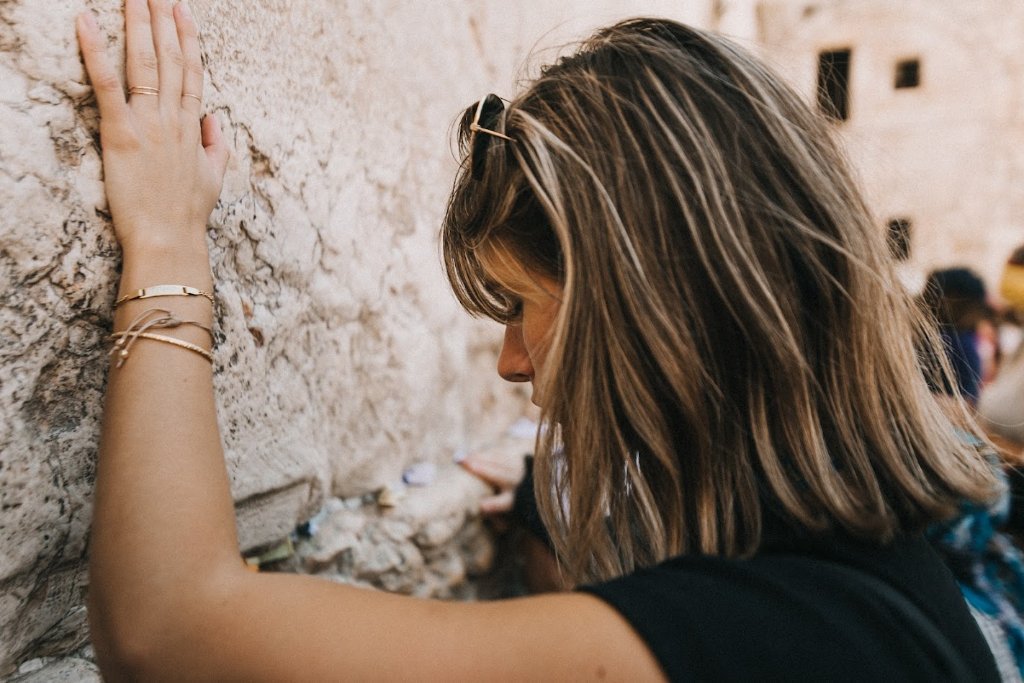 Alumna at the Western Wall